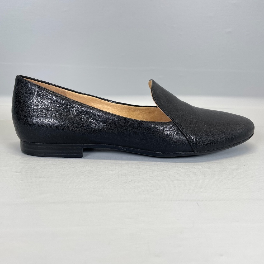 Naturalizer Emiline Loafers Womens Size 8.5M Black Leather Slip On Comfort Shoes